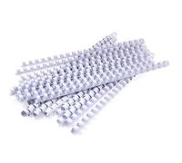 Fellowes Apex 6202001 Peignes En Plastique Pour Relieuse 14 mm Blanc Lot De 100