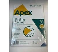 Fellowes Couvertures PVC APEX Clear Transparent Poids moyen Pack 100