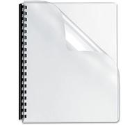 Fellowes - A4 (210 x 297 mm) - clair - 100 unités couverture à reliure - pour Fellowes Star+ 150, Starlet 90