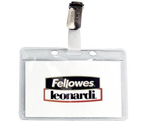 Fellowes Badge Kristal Clip en Métal-Cristal