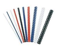 Fellowes - baguettes de reliure plastiques, format A4, 10 mm, rouge pqt 25 Rouge