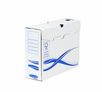 Bankers Box Boîtes d'archives 100% recyclé certifié FSC Dos 10 cm Blanc Lot de 25