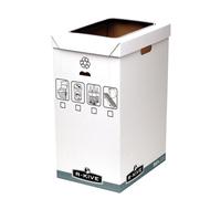 Fellowes BANKERS BOX SYSTEM Corbeille de recyclage, blanc