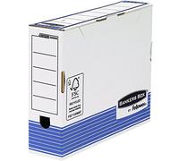 Fellowes Boîte D'archives R-Kive Prima, Blanc/Bleu, (L)80