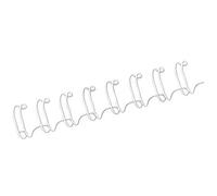 Fellowes Peignes à anneaux métal 34 boucles 8 mm – Boîte de 100, blanc