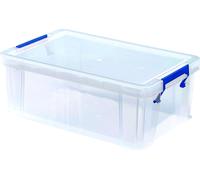 Fellowes Boîte de rangement ProStore 10 litres lot de 4 transparente claire