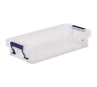 Fellowes Boîte de rangement transparente ProStore avec couvercle et poignées - Capacité 0,75 L