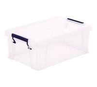 Fellowes Boîte de rangement transparente ProStore avec couvercle et poignées - Capacité 10 L