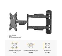 Fellowes support - pour tv - noir