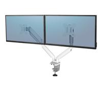 Fellowes Bras articulé double Platinum Series 8056301 – Inclinable pour écrans 32"-65" Blanc