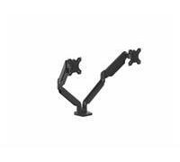 Fellowes Support double écran Platinum – 2x32" (9 kg/écran) – Réglable, VESA, USB x2 – Noir