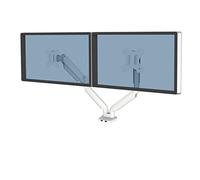 Bras porte-écrans Fellowes - Bras articulé double ajustable Blanc - 8056301