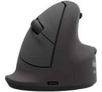 Fellowes Breyta Plus Souris Verticale Ergonomique Grande pour gaucher, Connexion Bluetooth, dongle sans Fil ou Filaire. Batterie Rechargeable, Protection antibactérienne Microban