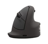 Fellowes Breyta Plus+ - souris verticale - petit - Bluetooth, 2.4 GHz, USB-C - noir