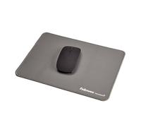 Fellowes Breyta Tapis de Souris Ergonomique Extra-Large - Gris - Base antidérapante en Caoutchouc, Bords Cousus résistants, Protection Microban, optimisé pour Les Souris optiques et Laser