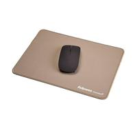 Fellowes Breyta Tapis de Souris Ergonomique Extra-Large - Sable - Base antidérapante en Caoutchouc, Bords Cousus résistants, Protection Microban, optimisé pour Les Souris optiques et Laser