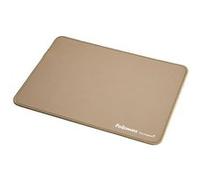 Fellowes Breyta Tapis de Souris Ergonomique Extra-Large - Sable - Base antidérapante en Caoutchouc, Bords Cousus résistants, Protection Microban, optimisé pour Les Souris optiques et Laser