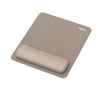 Fellowes Breyta Tapis de Souris Repose-Poignet - Sable, Coussin en Silicone avec Technologie Hex Cushion, Soutien Ergonomique et Base antidérapante. Parfait pour Bureau, Maison ou Gaming