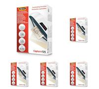 Fellowes Capture Pochette de plastification 125 microns 54 x 86 mm (Lot de 5)