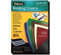 Fellowes Chromolux - Brillant - A4 (210 x 297 mm) - noir - 100 unités couvertures carton Noir