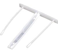 Fellowes Clip d'archivage, longueur 85 mm - 50 pcs, blanc