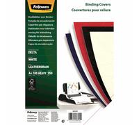 Fellowes Couvertures à reliure Delta A4 250 g/m² blanc – 100 unités