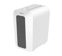 Fellowes Destructeur de documents LX65 – Coupe croisée, 10 feuilles, Corbeille 22L, Blanc
