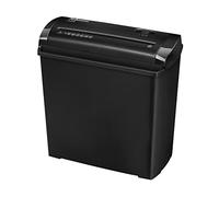 Fellowes Destructeur de Documents Powershred P-25S Usage Domestique Occasionnel, Coupe Droite, Destructeur de Papier 5 Feuilles, Corbeille 11L, Sécurité P1, Noir