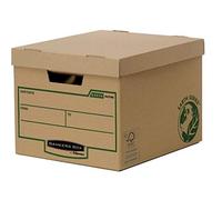 Bankers Box by Fellowes Boîtes d'archives Earth Series kraft naturel Lot de 10