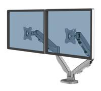 Fellowes Kit de montage bras doubles réglables pour 2 moniteurs Argent RAL 9023