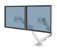 Fellowes Support d'écran double Eppa 9683501 articulé pour 2 moniteurs jusqu'à 40" Blanc