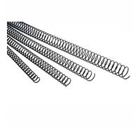 Fellowes ESP024 - Pack de 100 Peignes métalliques, 24 mm, couleur noir