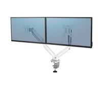 fellowes fellowes bras porte-ecrans double blanc noir
