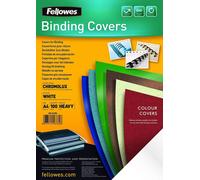 Fellowes Feuille de couverture Chromolux brillant DIN A4 blanc 100 feuilles