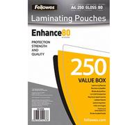 Fellowes Feuille de plastification DIN A4 80 micron brillant 250 pc(s)