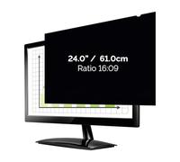 Fellowes Filtre de confidentialité PrivaScreen™ - Protection d’écran pour moniteur 24,0 pouces (format 16:9, 531 x 298 mm) - Fixation et retrait faciles avec languettes Quick Reveal