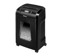 Fellowes FS-15C Destructeur de Documents, Coupe Croisée 15 Feuilles, P4, Bac Extractible 19L, Déchiqueteuse Papier Haute Sécurité, Usage Bureau/Domicile, Silencieux, Noir