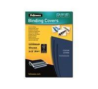 Fellowes Couvertures de reliure Delta Grain Cuir A4 250 g/m² Bleu royal Pack de 25 FSC