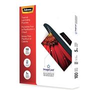 Fellowes Glossy Pouches pochette plastique 100 pièce(s) - Pochettes plastiques (228 mm, 228 mm, 292 mm, 100 pièce(s))