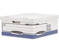 Fellowes große Archiv-/Transportbox Bankers Box, weiß/blau