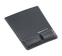 Fellowes Health-V Fabrik Repose-Poignet avec Tapis de Souris Gris