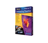 Fellowes laminating pouches enhance 80 micron - pack de 100 - brillant