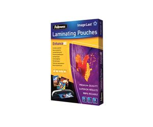Fellowes ImageLast Pochettes de plastification A5 80 microns (210 x 154 mm) - Transparent - Lot de 100
