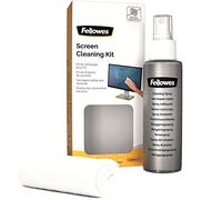 Fellowes Kit de nettoyage pour tablettes et écrans tactiles, comprend un spray et un chiffon, 120ml, 9930501