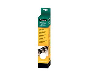 Fellowes Kit de Reliure 5330003 : Lanières 6mm x 6mm x 300mm, Blanc, Boîte de 25 unités
