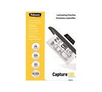 Fellowes laminating pouches capture 125 micron - 250 - a4 - pochettes