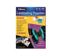 Fellowes Laminating Pouches Enhance 80 micron - Pack de 100 - brillant - A3 (297 x 420 mm) pochettes plastifiées avec dos adhésif