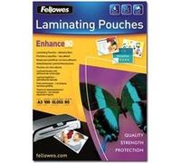 Fellowes Laminating Pouches Enhance 80 micron - Pack de 100 - brillant - A3 (297 x 420 mm) pochettes plastifiées avec dos adhésif G