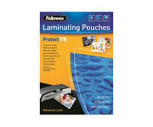 Fellowes Laminating Pouches Protect 175 Micron - pack de 100 - brillant - A4 - pochettes plastifiées