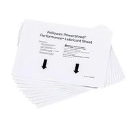 Fellowes Feuilles lubrifiantes Powershred Performance+ – pour coupe croisée et micro – Lot de 10